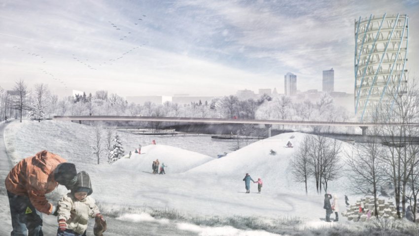 Riverfront development phase 2 rendering