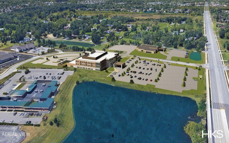 Aerial view of Parkview Inverness