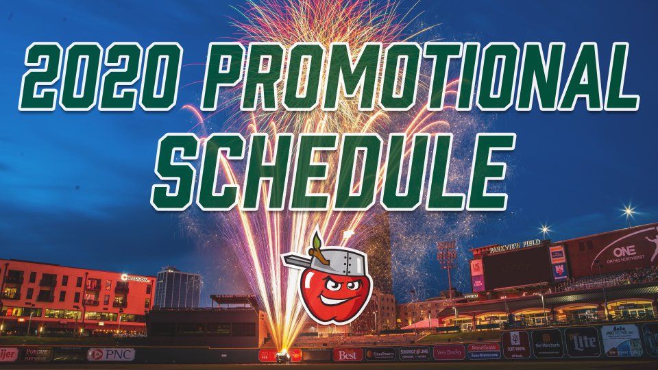 2020 TinCaps promotional schedule