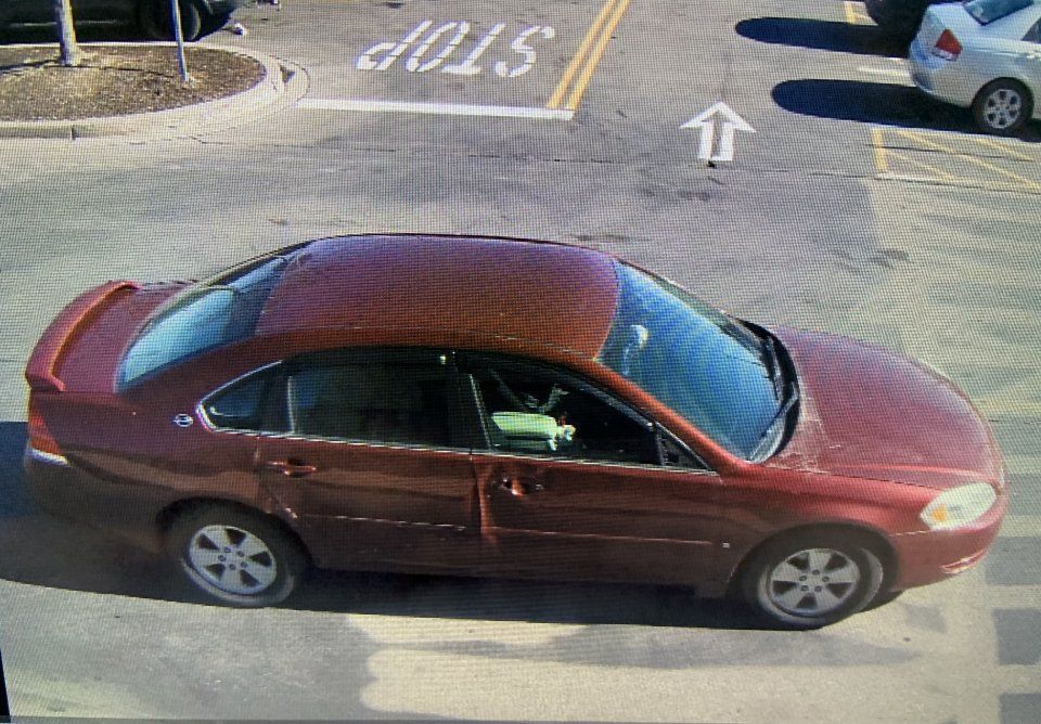 Walmart suspect vehicle