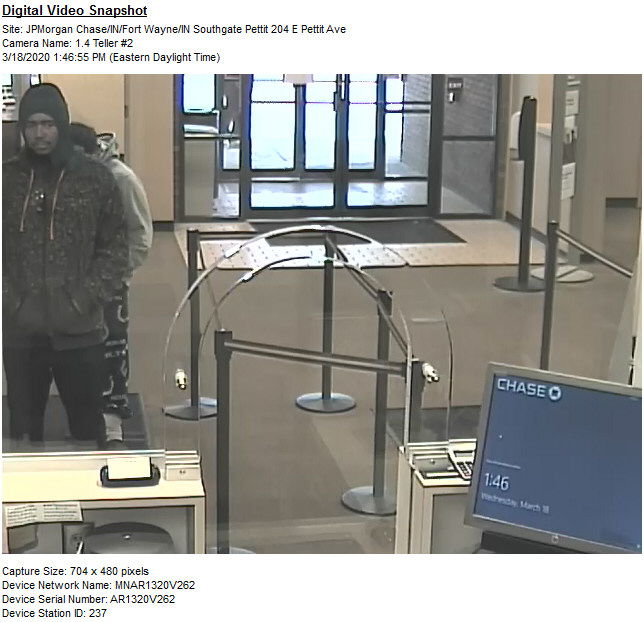 Chase Southgate Pettit Avenue Attempted Robbery suspect