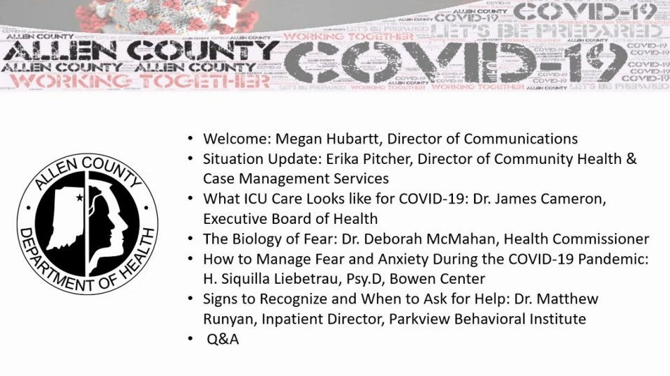 ACDH COVID-19 video update – 3/31/2020