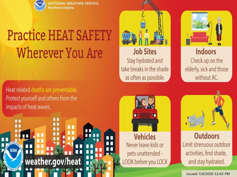 Practice heat safety