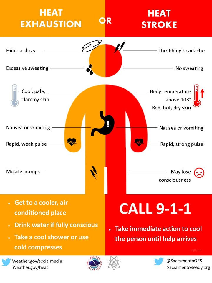Heat precautions