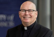 Rev. Zimmer begins tenure as USF president Rev. Dr. Eric Albert Zimmer