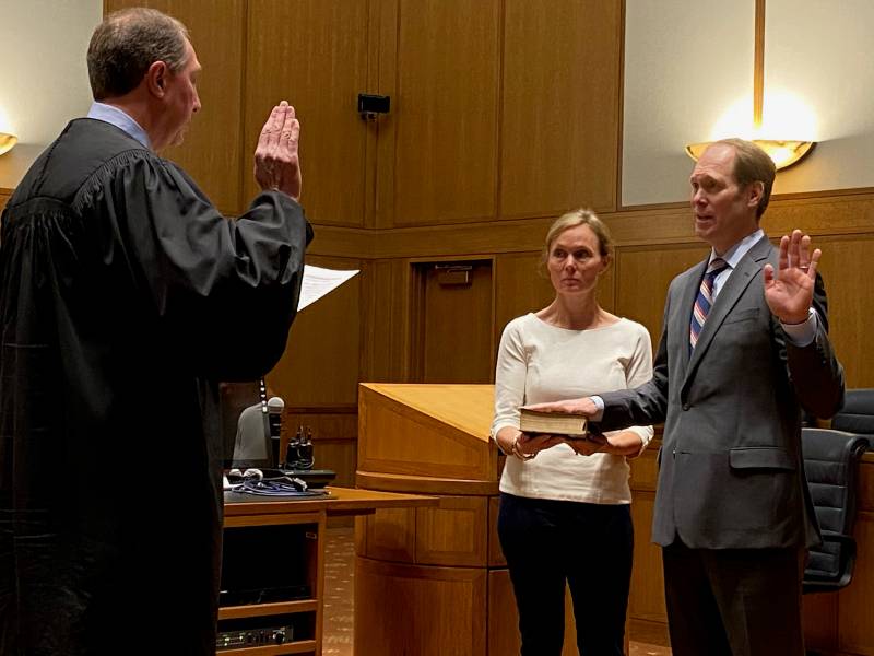 Federal Judge Thomas L. Kirsch II swearing in