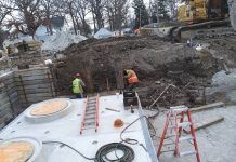 2020: Fort Wayne City Utilities year in photos Waldron Circle drop shaft construction