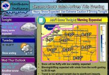 NWS: Second round of snow