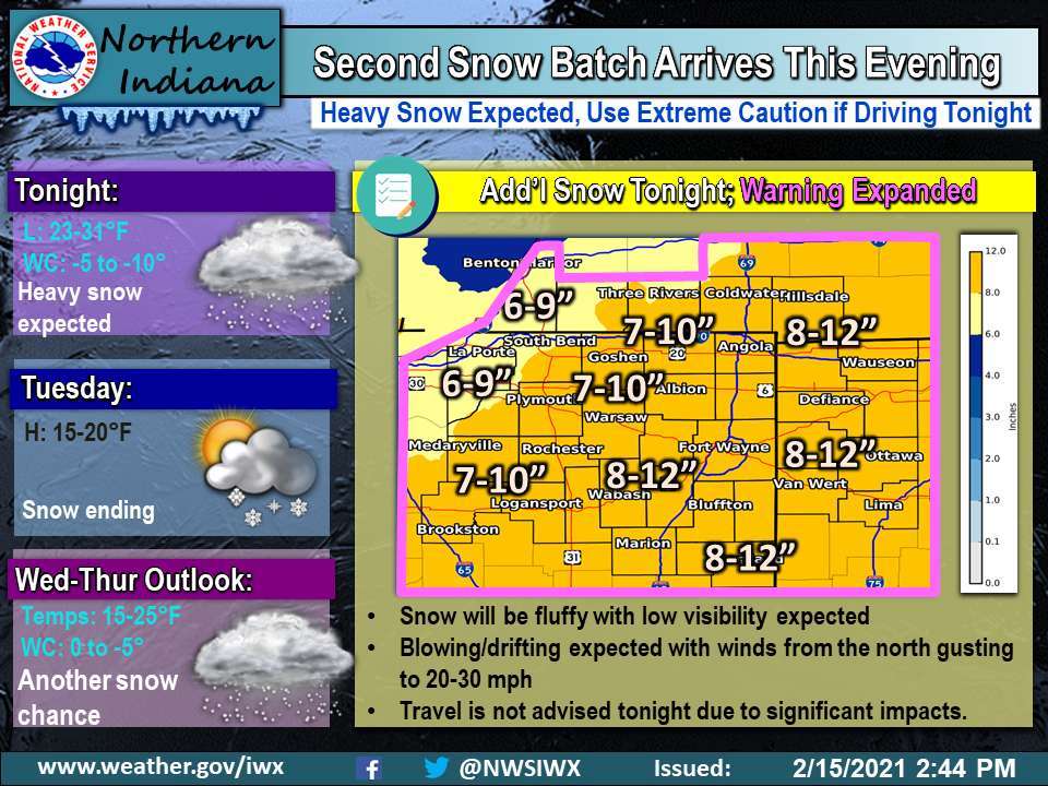 second round of snow