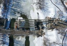 AFW Drone: Van Buren Street Bridge