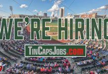 TinCaps Hiring for 2021 Season