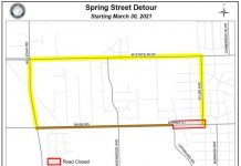 Traffic Alert: Spring Street water main repair