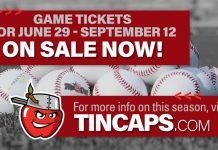 TinCaps tickets now on sale for remainder of 2021 season