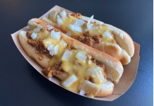 Savery Vegan Grill wins National Award for Coney Dogs