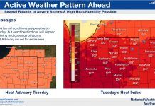 NWS Update: Heat Advisory until 10 pm tonight – 7/5/2022