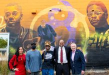 New Faces of the Fort Civil Rights/Social Justice Mural dedicated