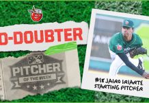 Jairo Iriarte Wins Midwest League Pitcher of the Week Award