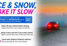 NWS: Ice and snow, take it slow!
