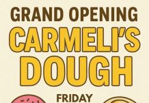 Carmeli’s Dough grand opening set – 5/9/2025