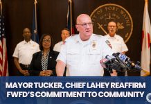 Mayor Tucker and Chief Lahey highlight data points on responsiveness to emergencies