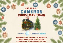 Cameron Christmas Train to visit tri-state region for holidays Nov 20-22, 2025
