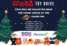 Toys For Tots collection at the Memorial Coliseum this holiday season