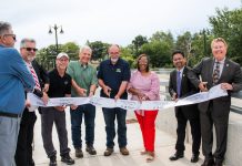 Ribbon cutting celebrates completion of the Bluffton Road Bridge Project