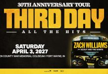 Third Day 30th Anniversary Tour at Memorial Coliseum – 4/3/2027