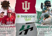 Indiana and Huntington University Baseball to play fall exhibition at Parkview Field – 10/4/2026