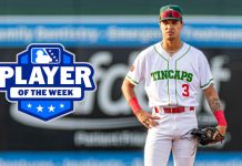 Bradley Frye named Midwest League Player of the Week